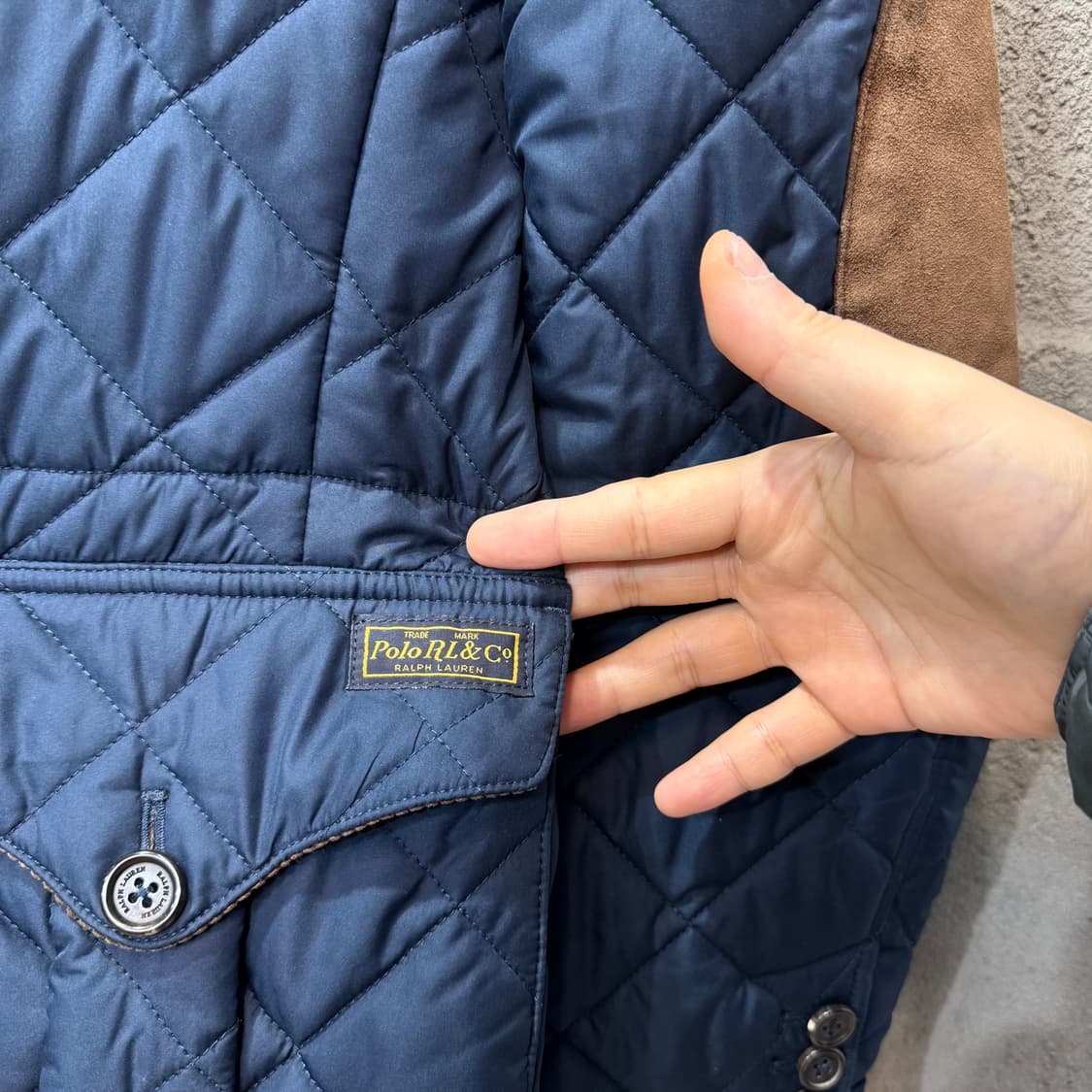 랄프로렌 폴로 퀼팅 자켓 (M)  상품이미지5