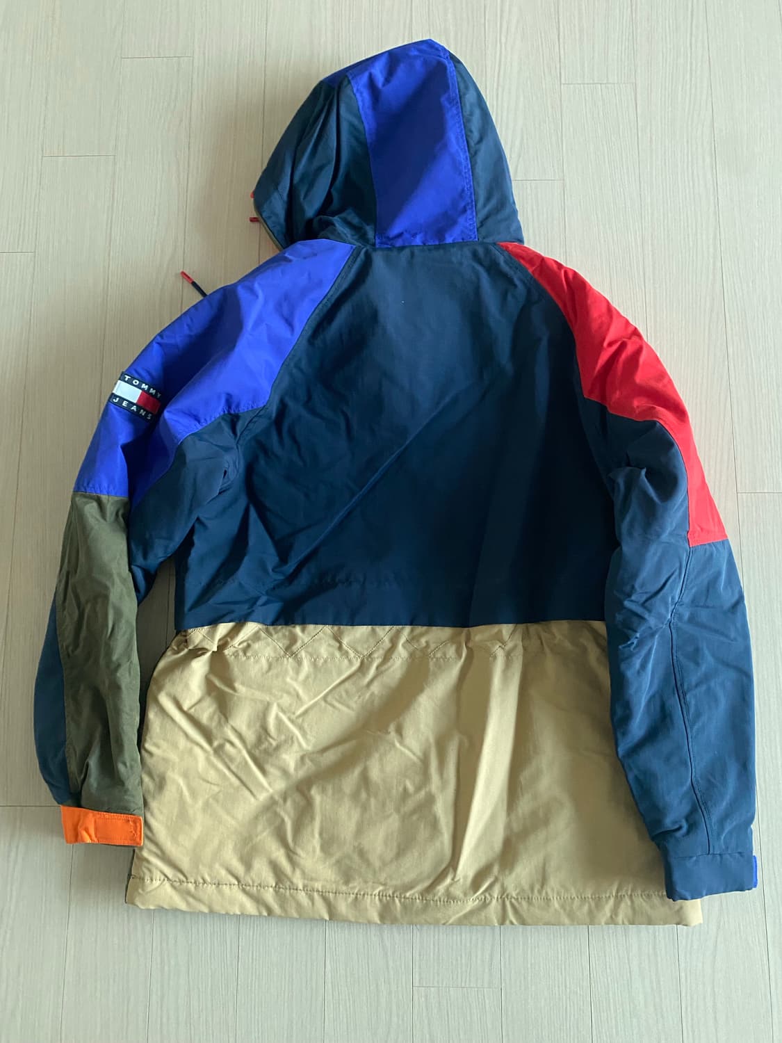 타미진스 컬러블록 후드 점퍼 M 상품이미지5