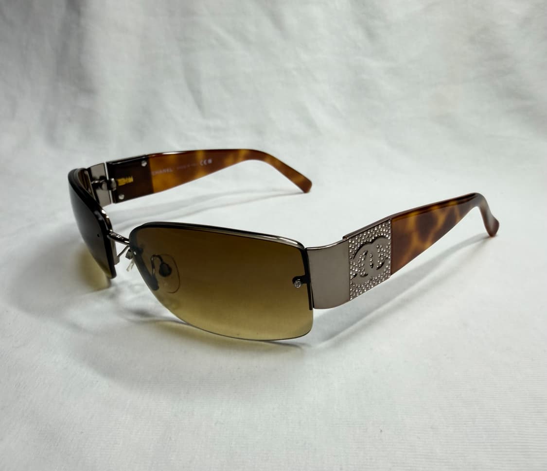 빈티지 샤넬 레오파드 선글라스 상품이미지1