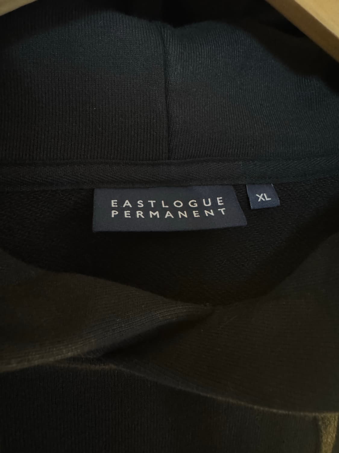 [XL]이스트로그 퍼머넌트 후드티 블랙 상품이미지4