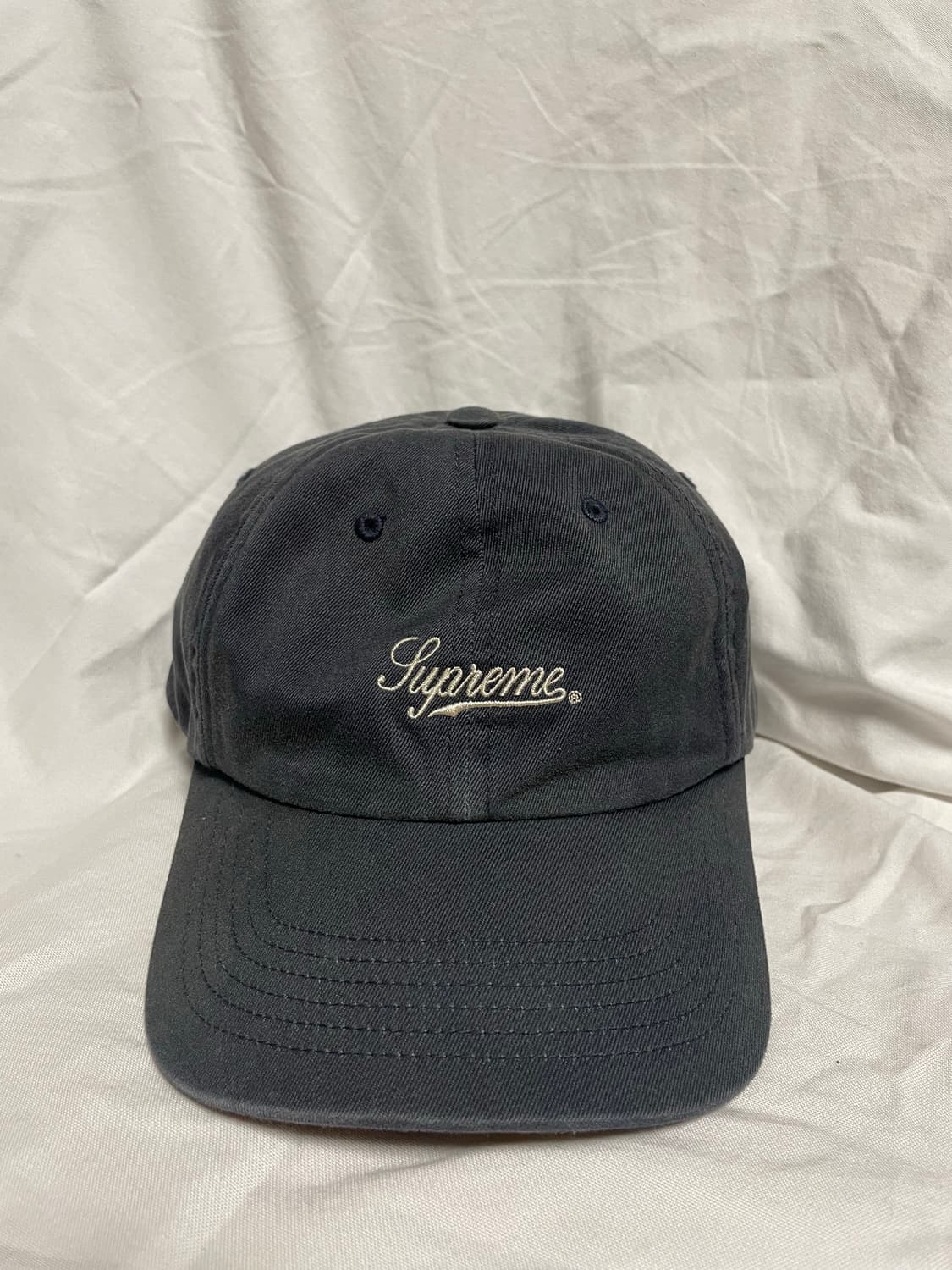 슈프림 블리치드 치노 6-패널 네이비 - 24FW 상품이미지1