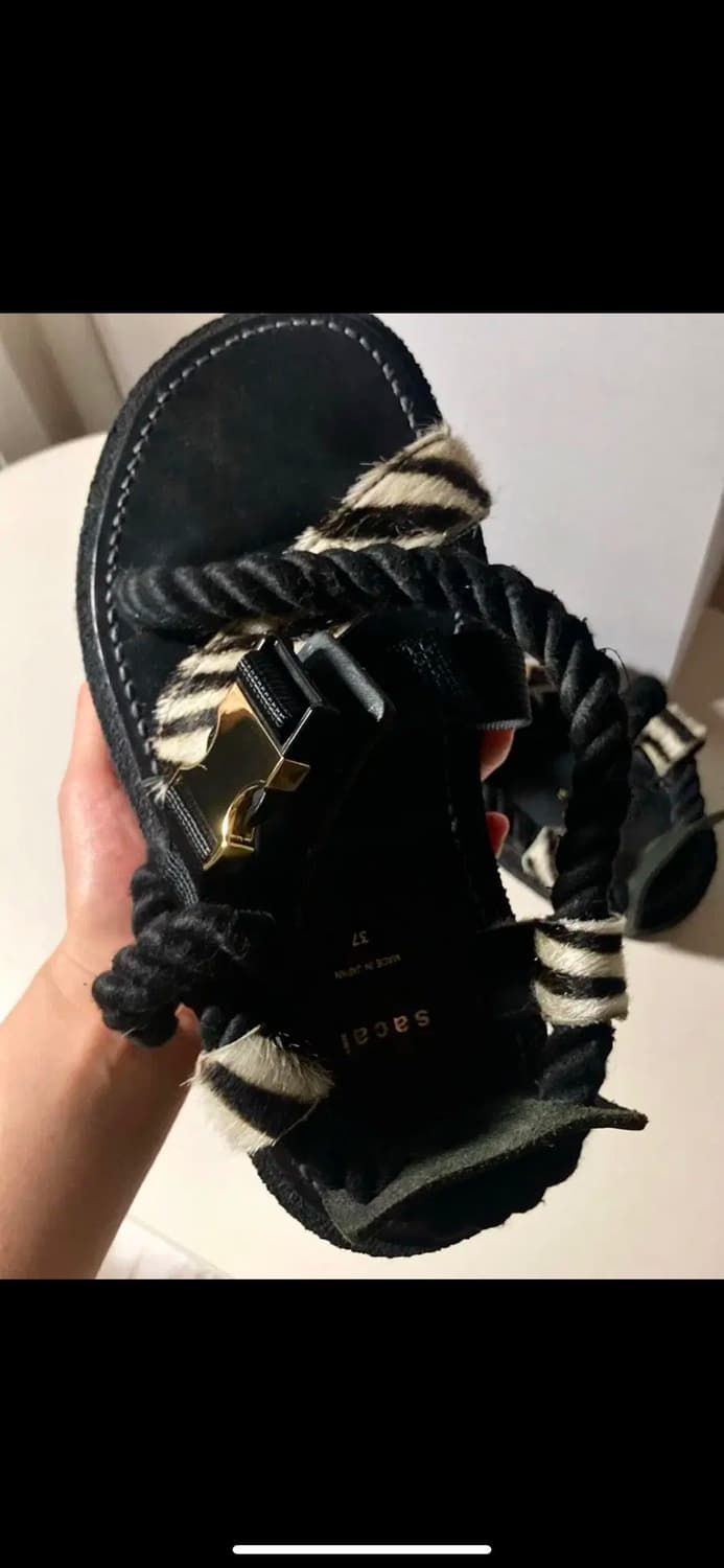 사카이 20SS 런웨이 피스 샌들 상품이미지5