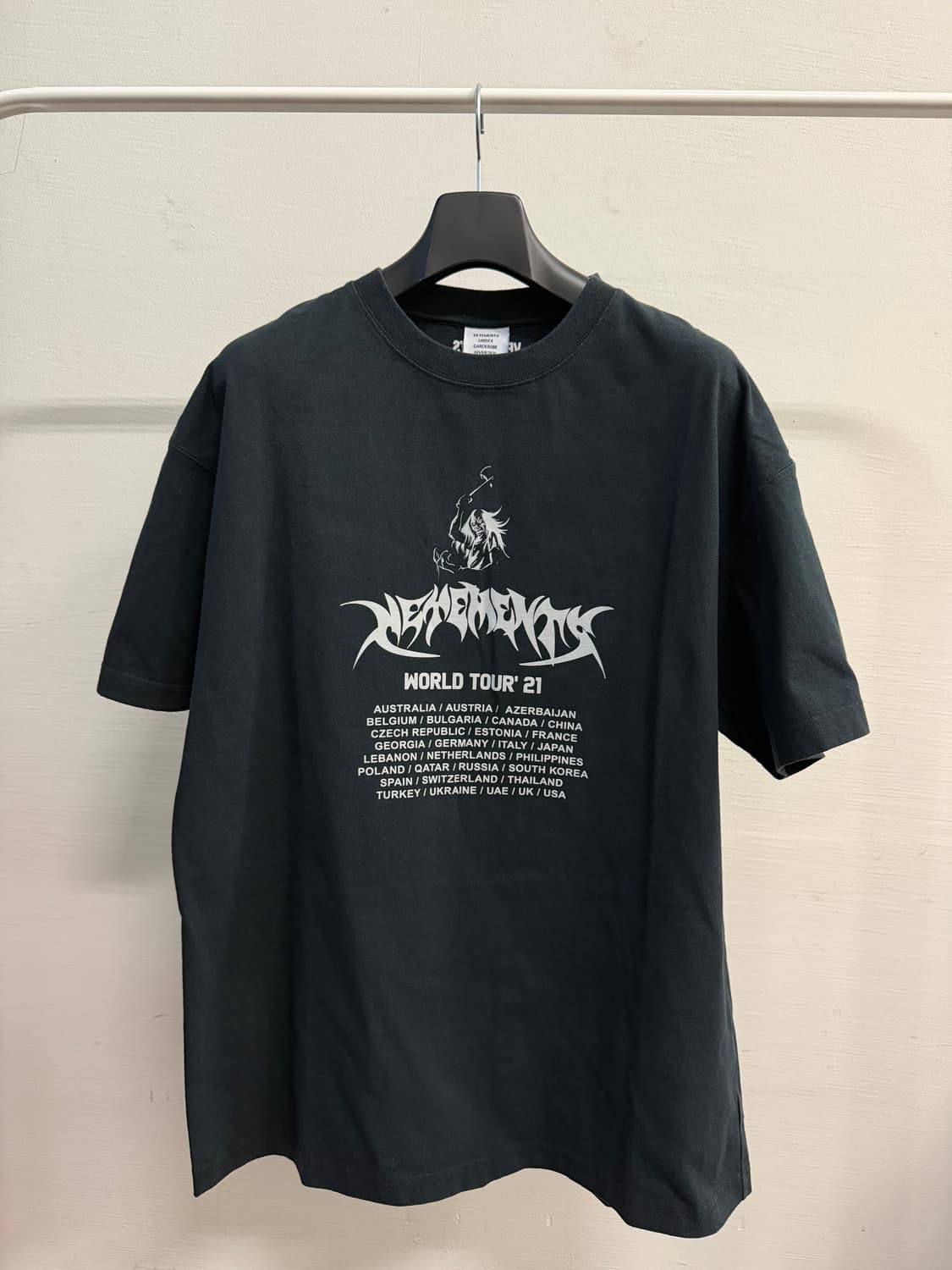 베트멍 월드투어 오버사이즈 티셔츠 정품 상품이미지1