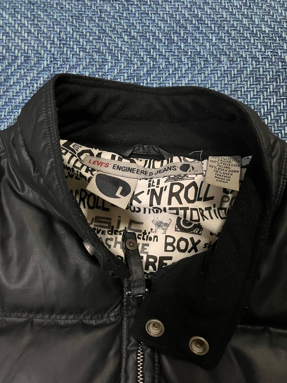 리바이스 엔지니어드 블랙 패딩 L 상품이미지2
