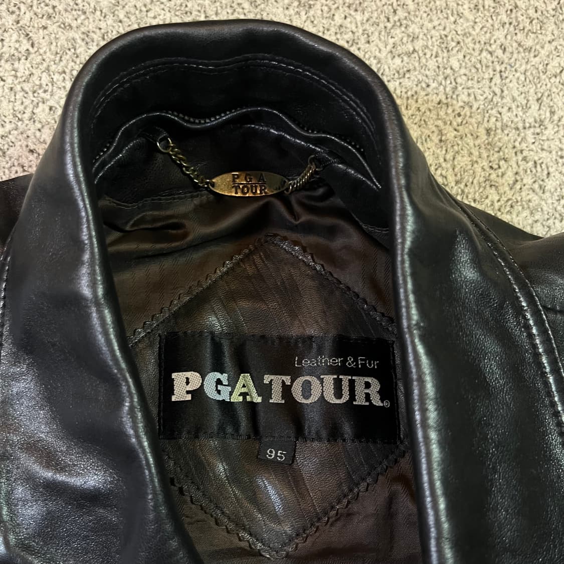 Vintage 빈티지 양가죽 봄버 자켓 상품이미지3