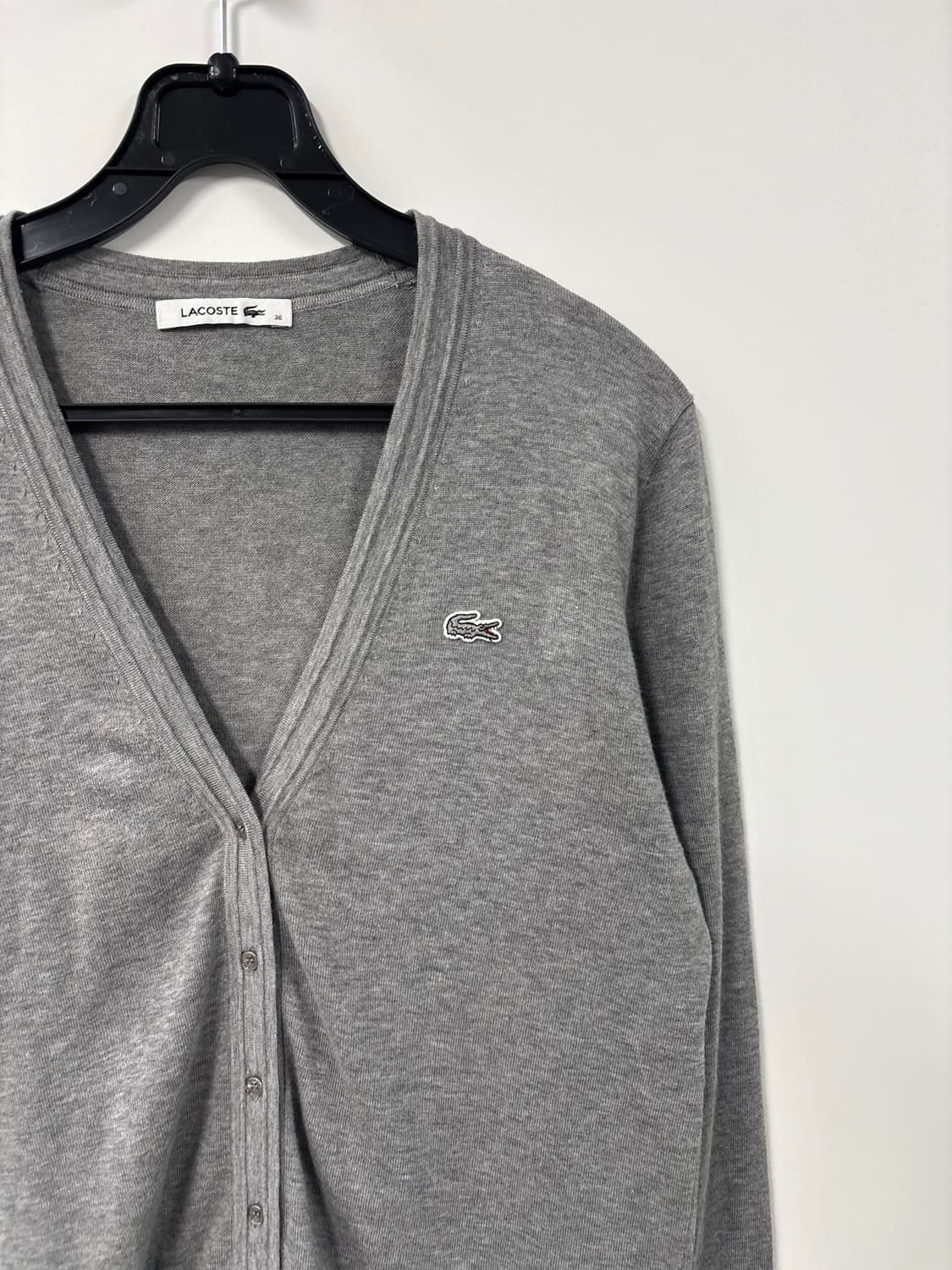 라코스테 그레이 가디건 상품이미지3