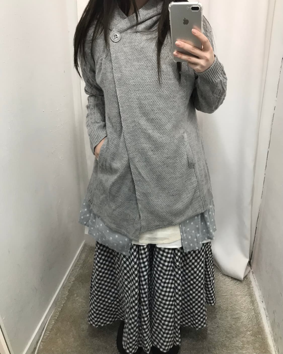 그레이 레이어드 코디 세트 🤍 상품이미지4