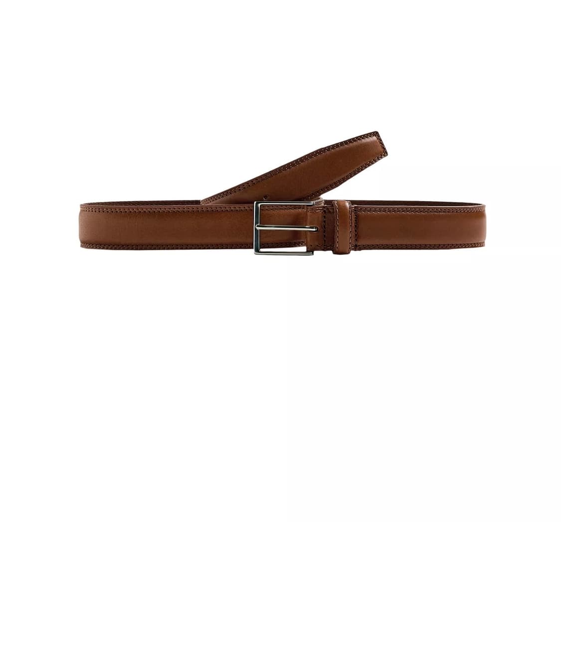 새상품) ZARA 가죽 벨트 브라운 S 상품이미지1