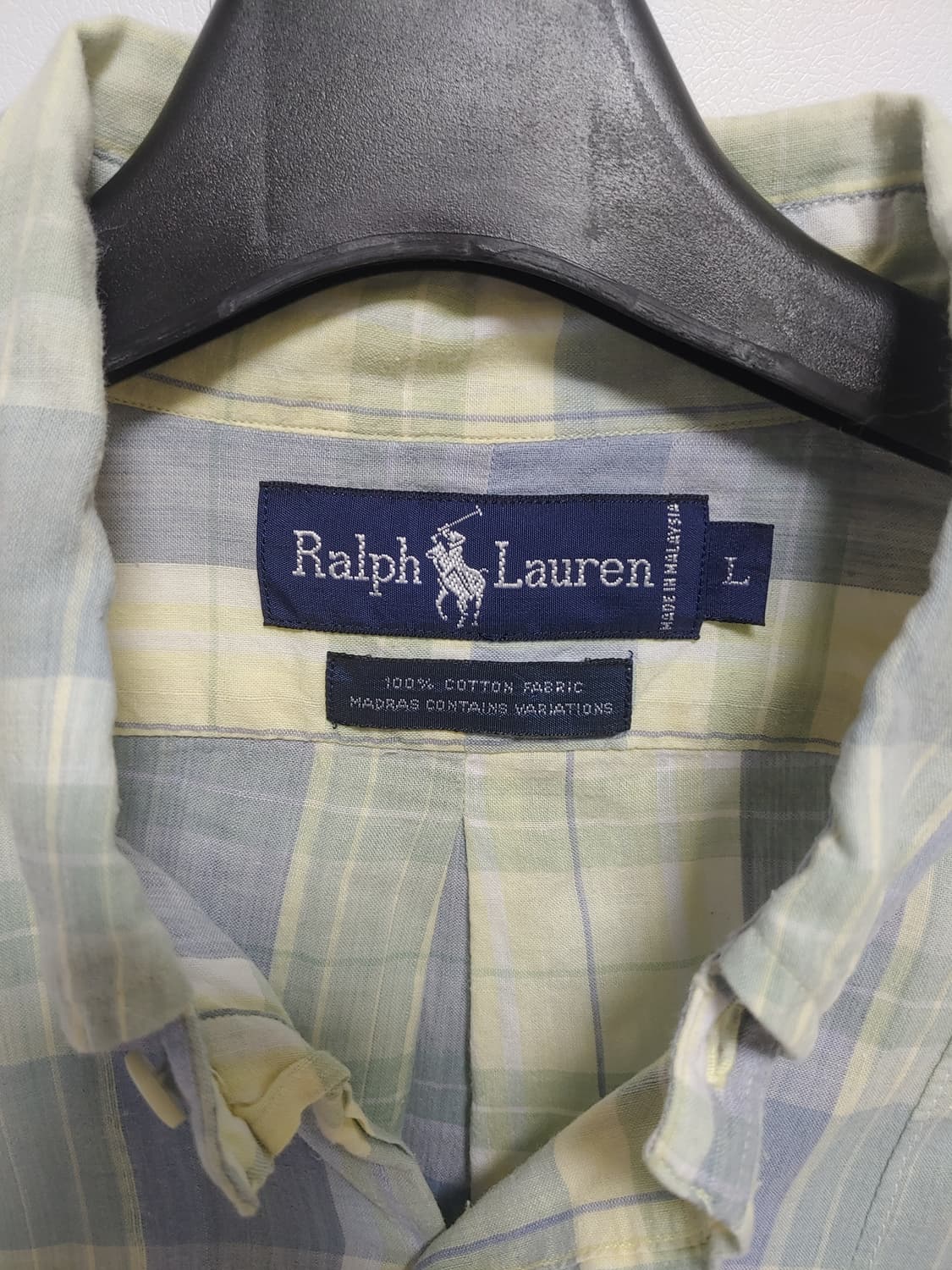 랄프로렌폴로 남성   얇은 반팔 남방-110 상품이미지5