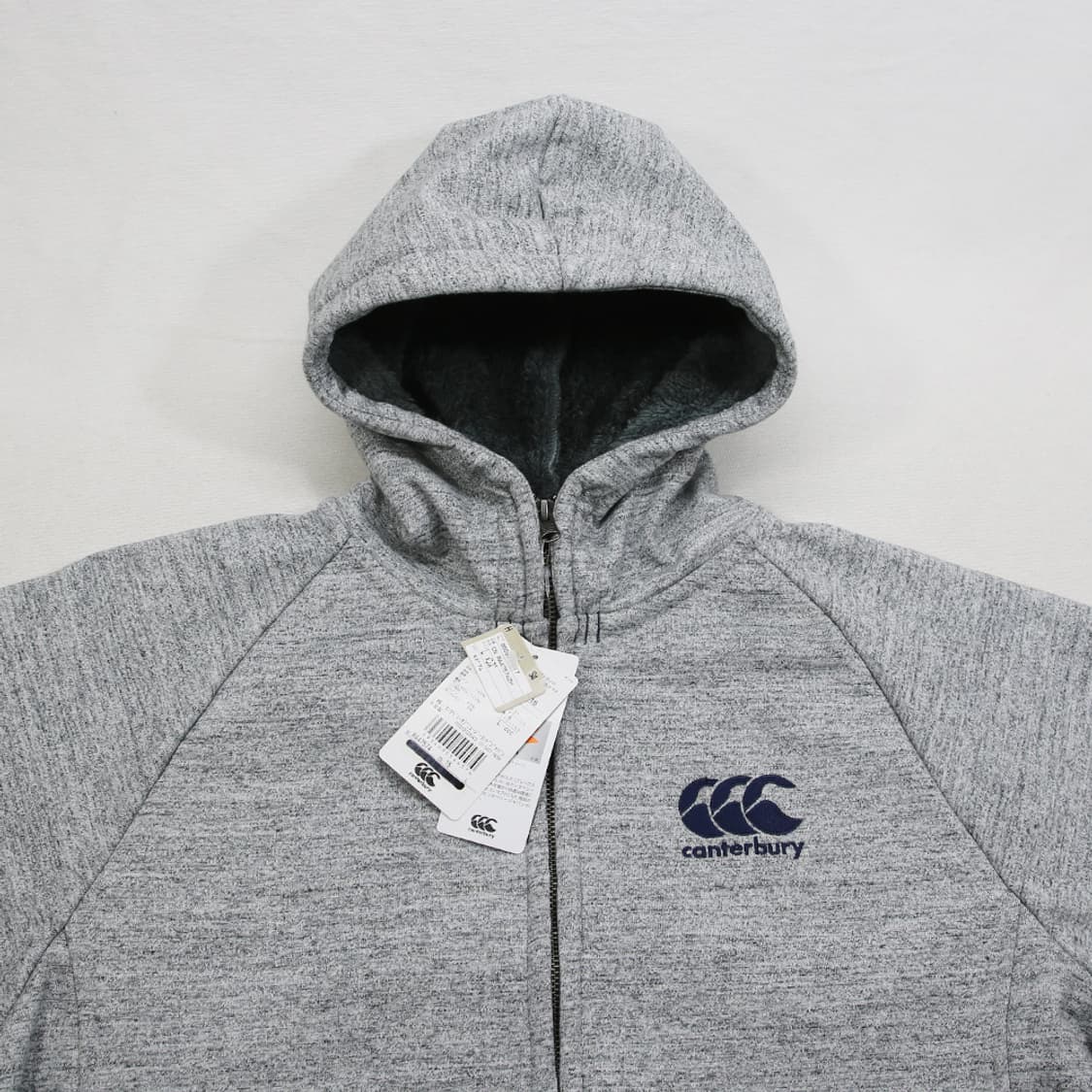(착용컷) canterbury 스웻 후드 집업 자켓 (남성용 100) 상품이미지5