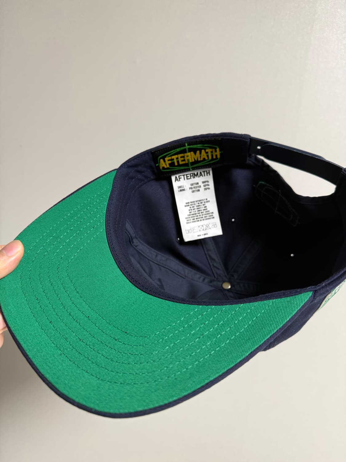 애프터매스 모자 네이비 상품이미지3