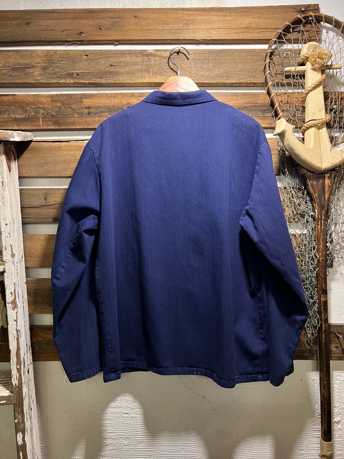 [L]90's 더티워싱 3포켓 HBT 프렌치 워크 자켓 상품이미지6