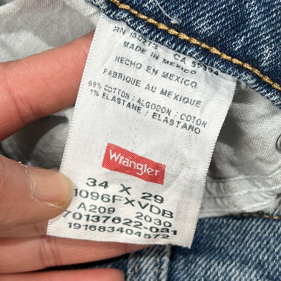 랭글러 워크 데님팬츠 s09636 상품이미지6