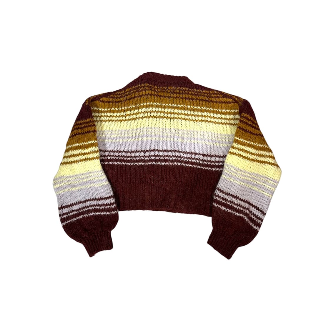빈티지 브라운 모리걸 스웨터 키치 크롭 니트 M 상품이미지5