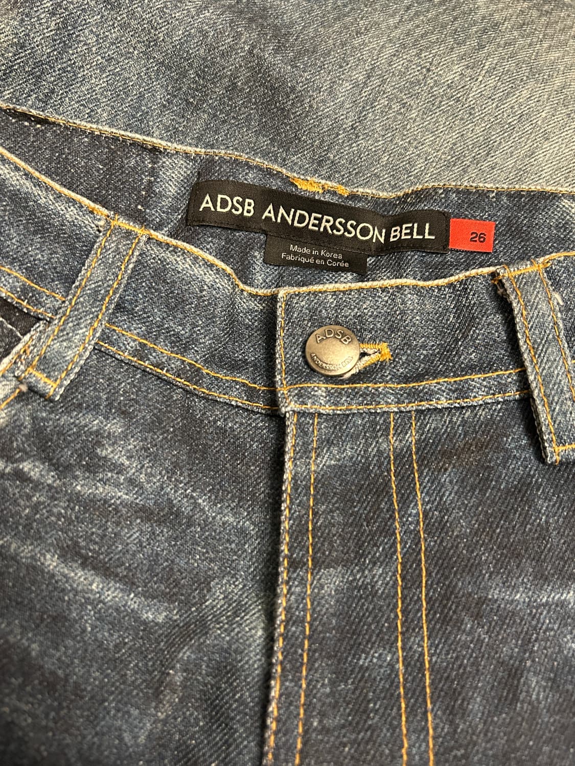 앤더슨벨 ANDERSSON BELL 트롱프뢰유 프린티드 데님 팬츠 상품이미지4