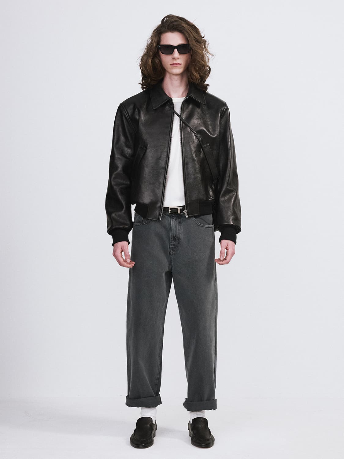 [할인] 렉토 밴 벤 고트 레더 점퍼 가죽자켓 블랙 상품이미지3