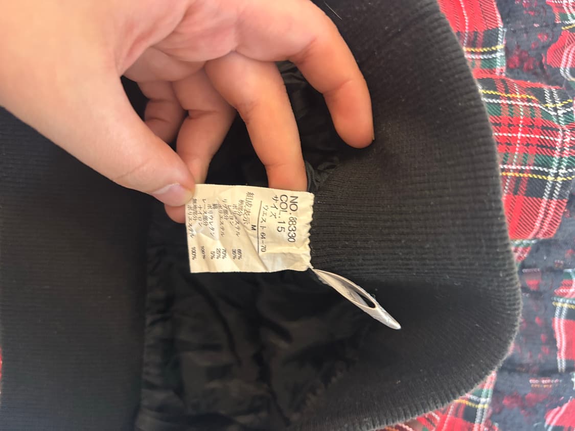 (착샷O)락시크 레드체크 치마  상품이미지5