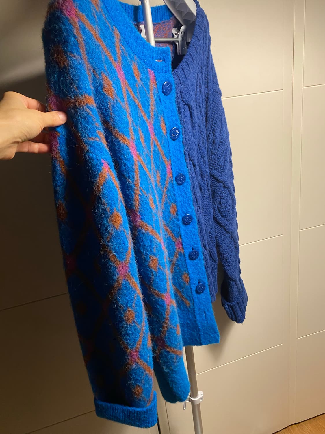 SJYP 언발란스 니트 가디건 S 상품이미지6