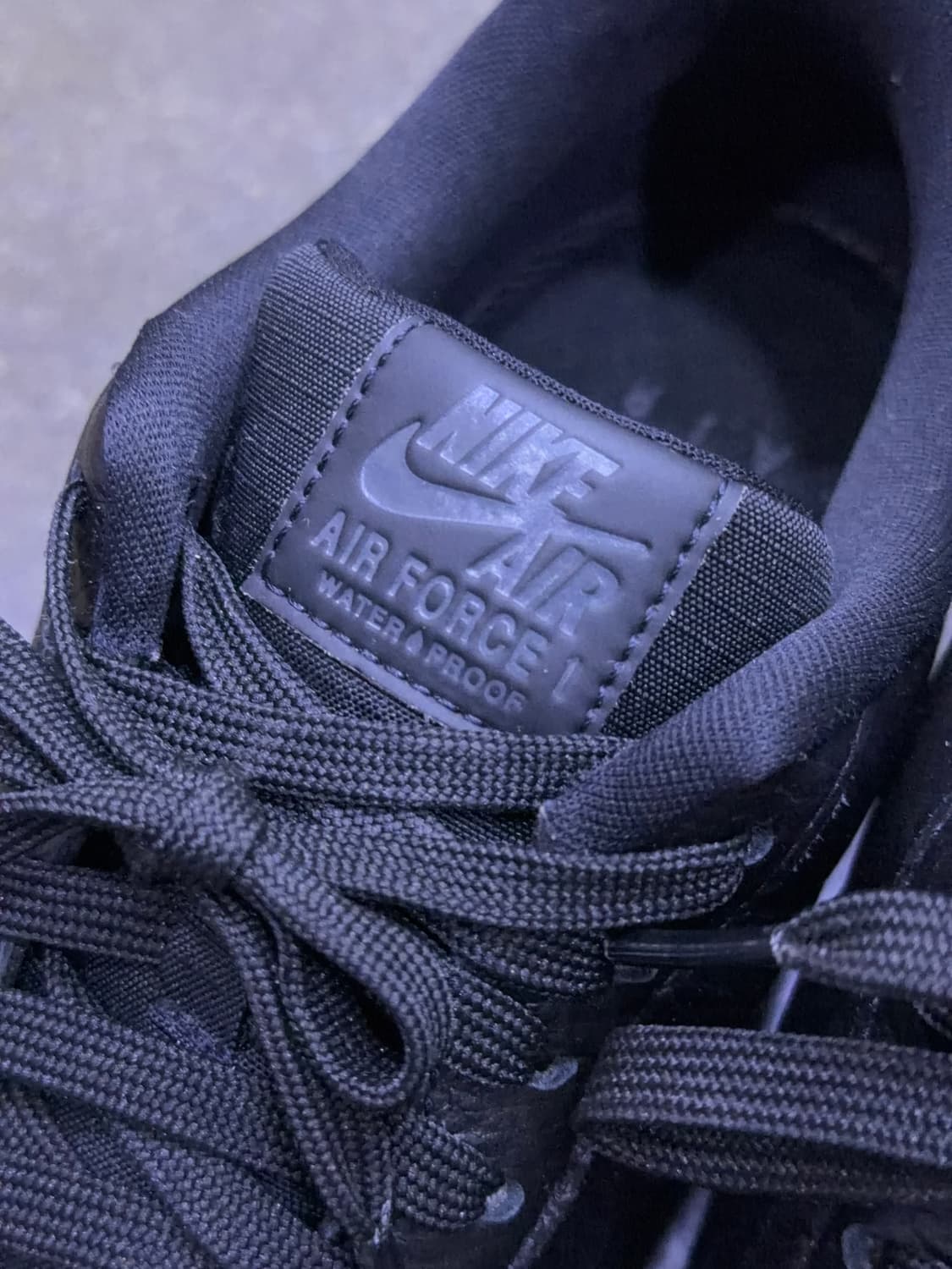 나이키 에어포스1 07 프로 테크 워터프루프 트리플블랙 280 상품이미지5