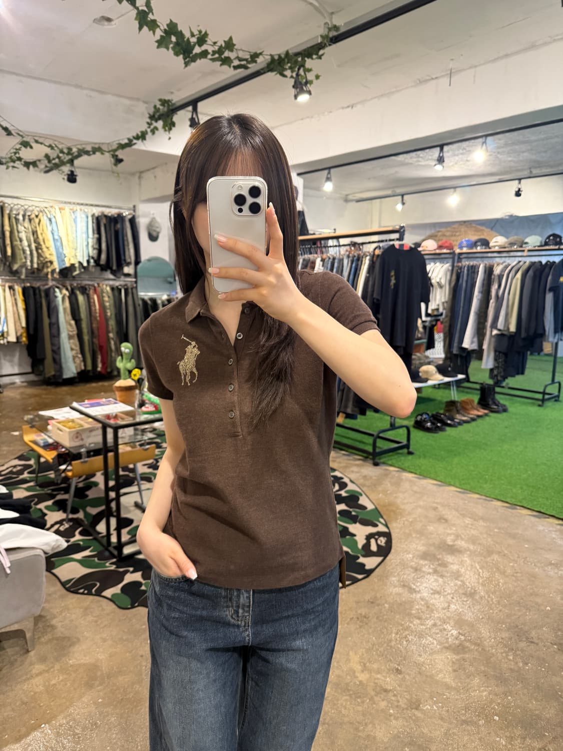 Ralph Lauren 큐빅 빅포니 카라티 상품이미지3