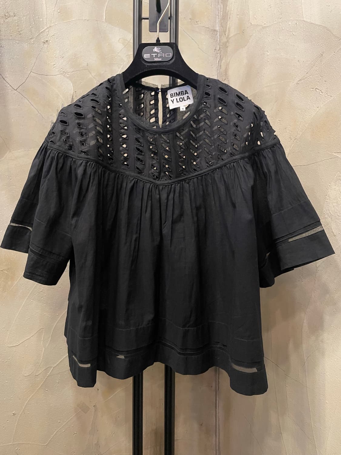 빔바이롤라 셔링 주름 블라우스 55~66 상품이미지4