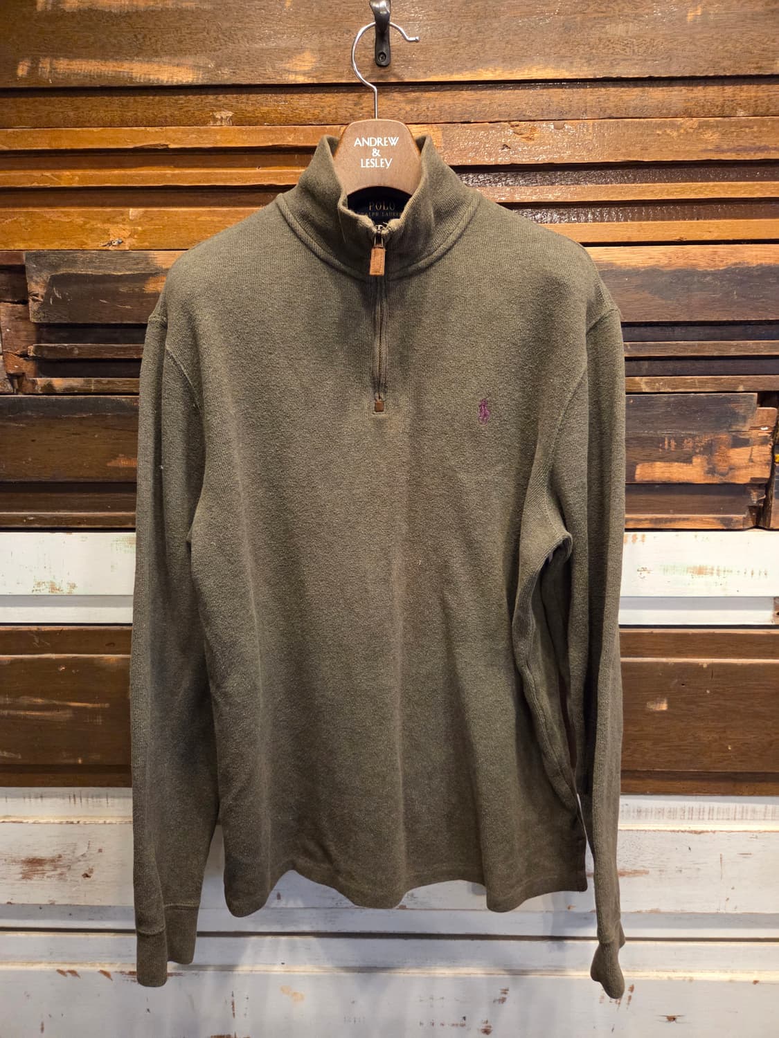 폴로랄프로렌 짚업 스웻 상품이미지1