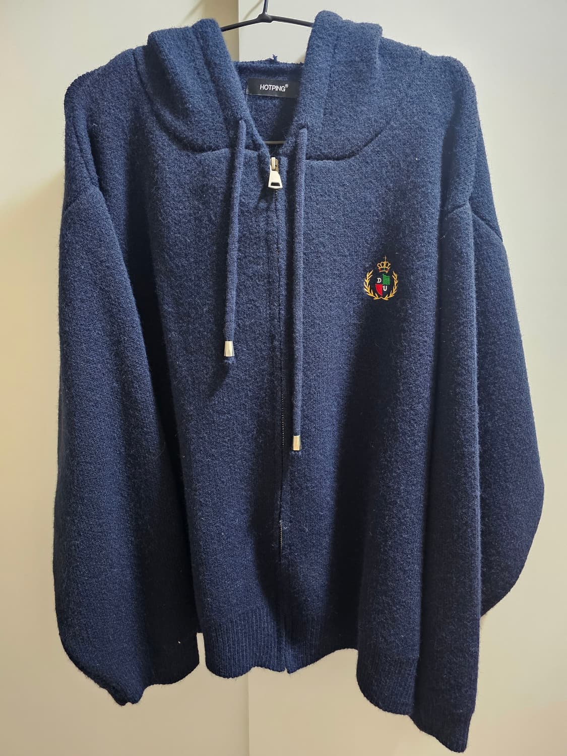 니트 후드 집업 상품이미지1