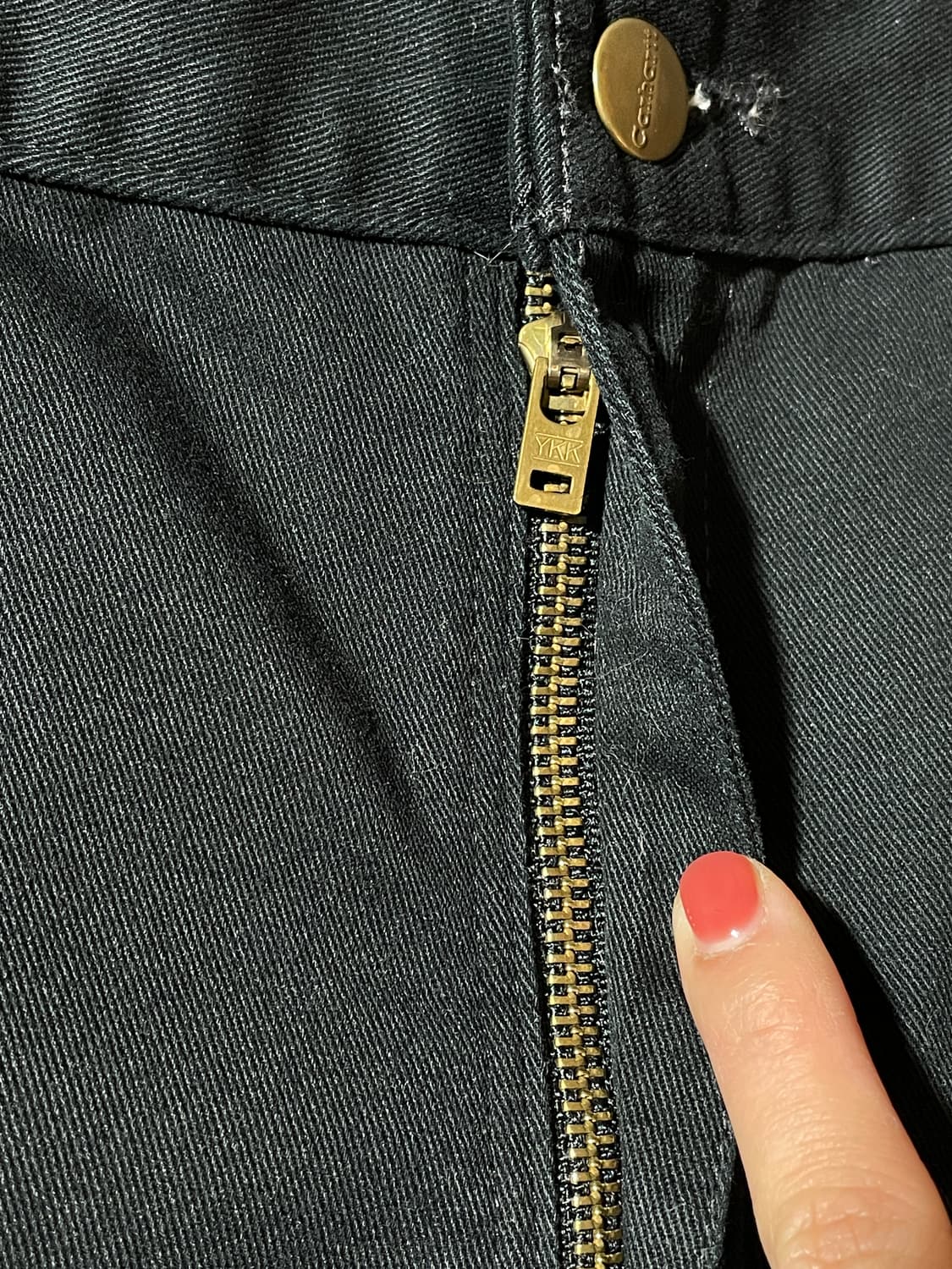 CARHARTT 칼하트 빈티지 블랙 치노 팬츠 상품이미지4