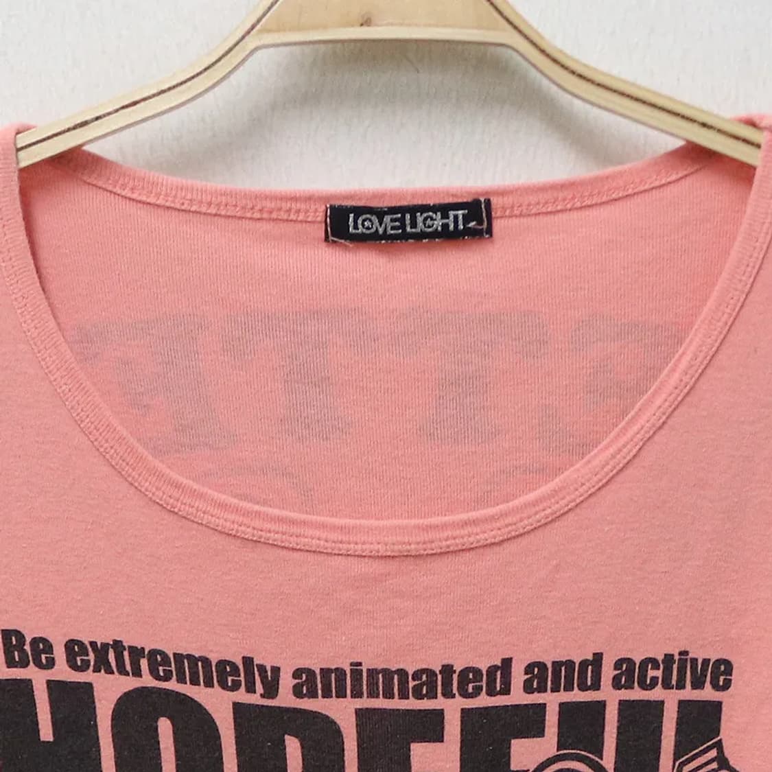 LOVE LIGHT Y2K 프린팅 긴팔 티셔츠 63763 상품이미지3