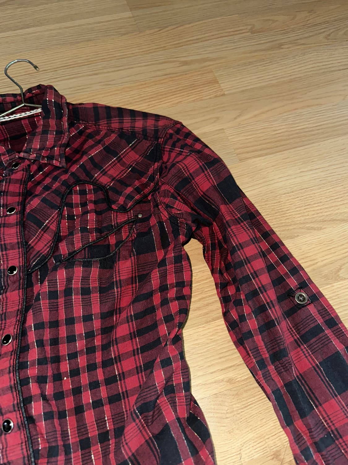 본 더치 펑크 빈티지 체크 셔츠 희귀매물 상품이미지5