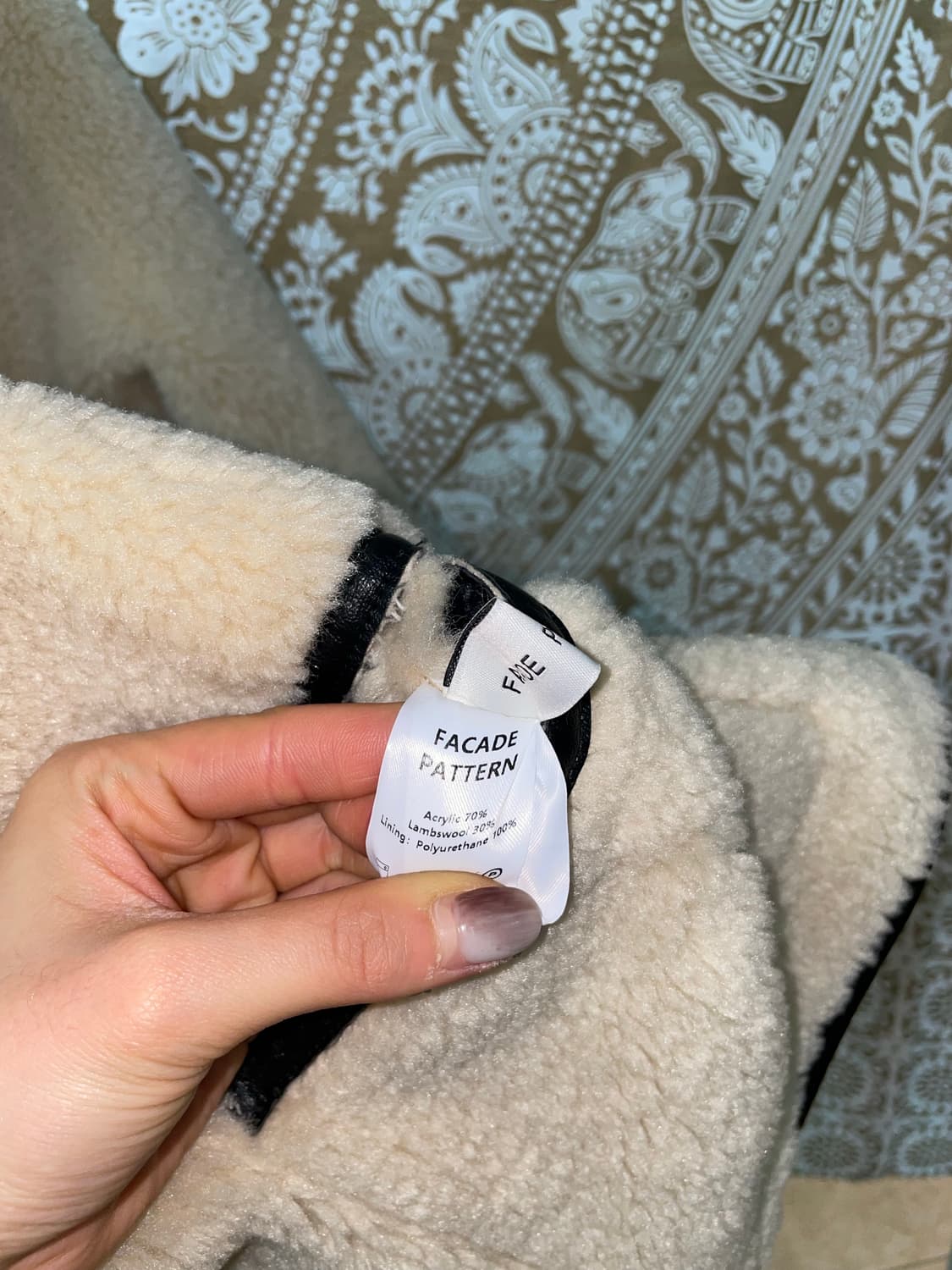 파사드패턴 Facade pattern 양면 리버시블 양털 무스탕 자켓 상품이미지8