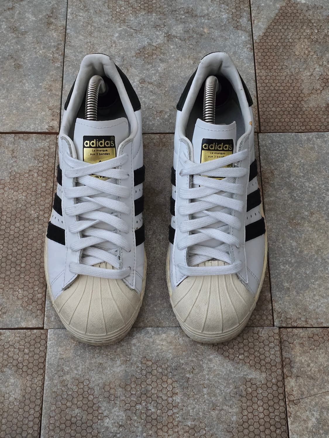 (225)아디다스 슈퍼스타 80s 화이트 블랙 상품이미지2