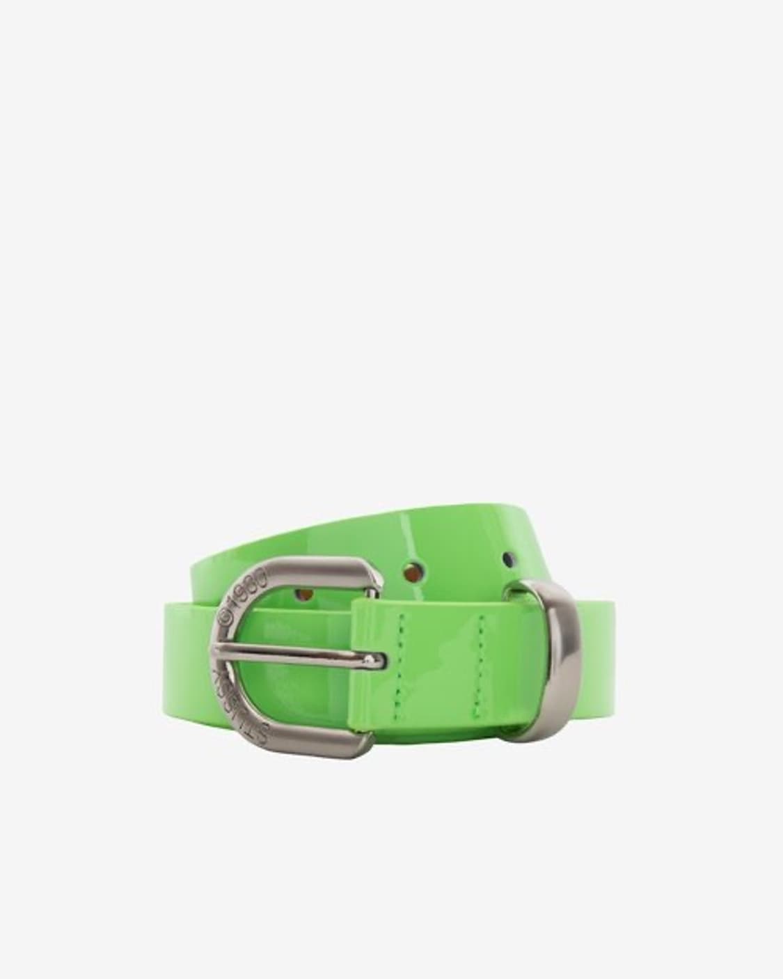 Stussy 레더 벨트 네온그린 상품이미지2