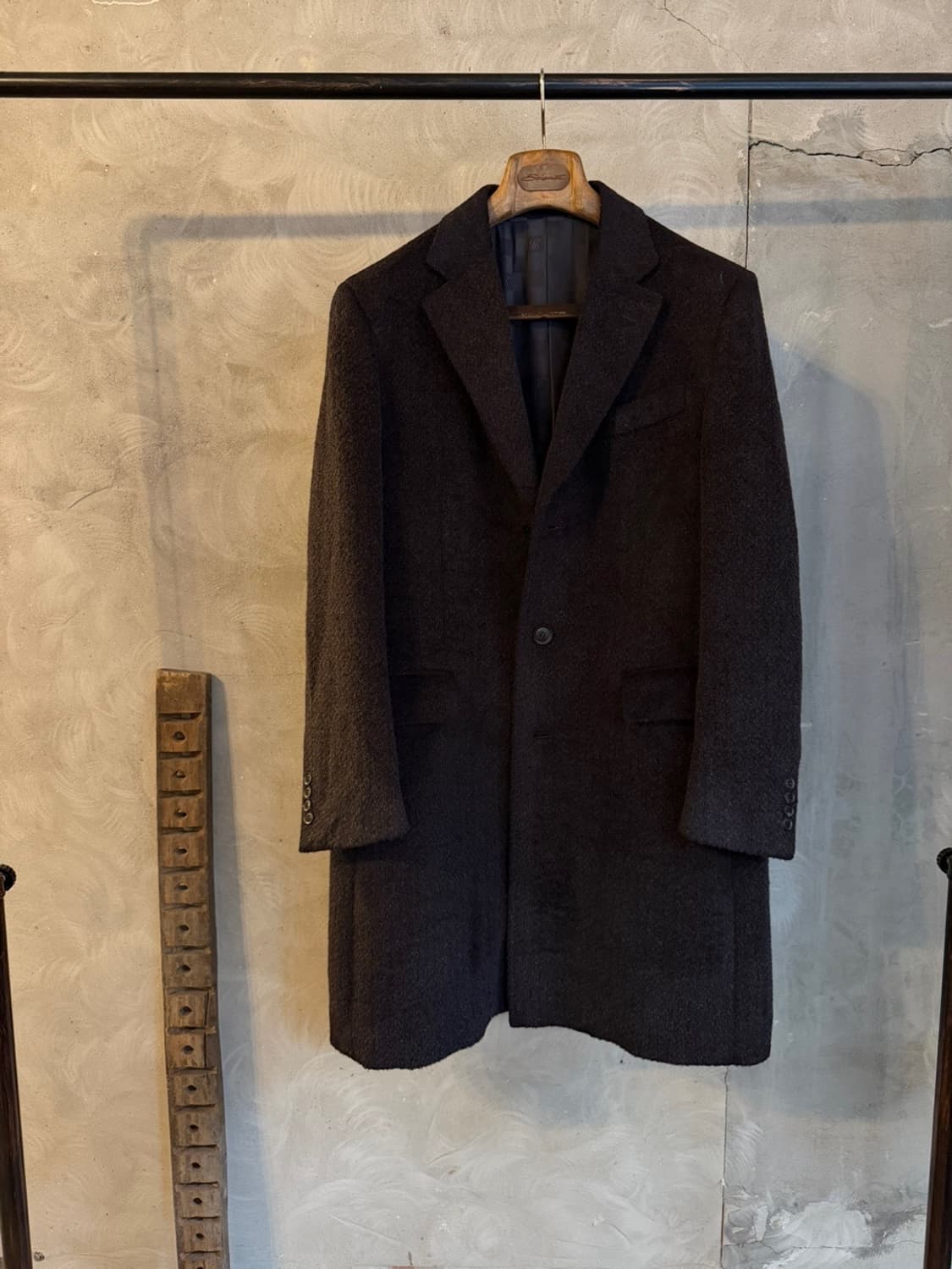 알베로 알파카 체스터필드 코트 100 상품이미지10