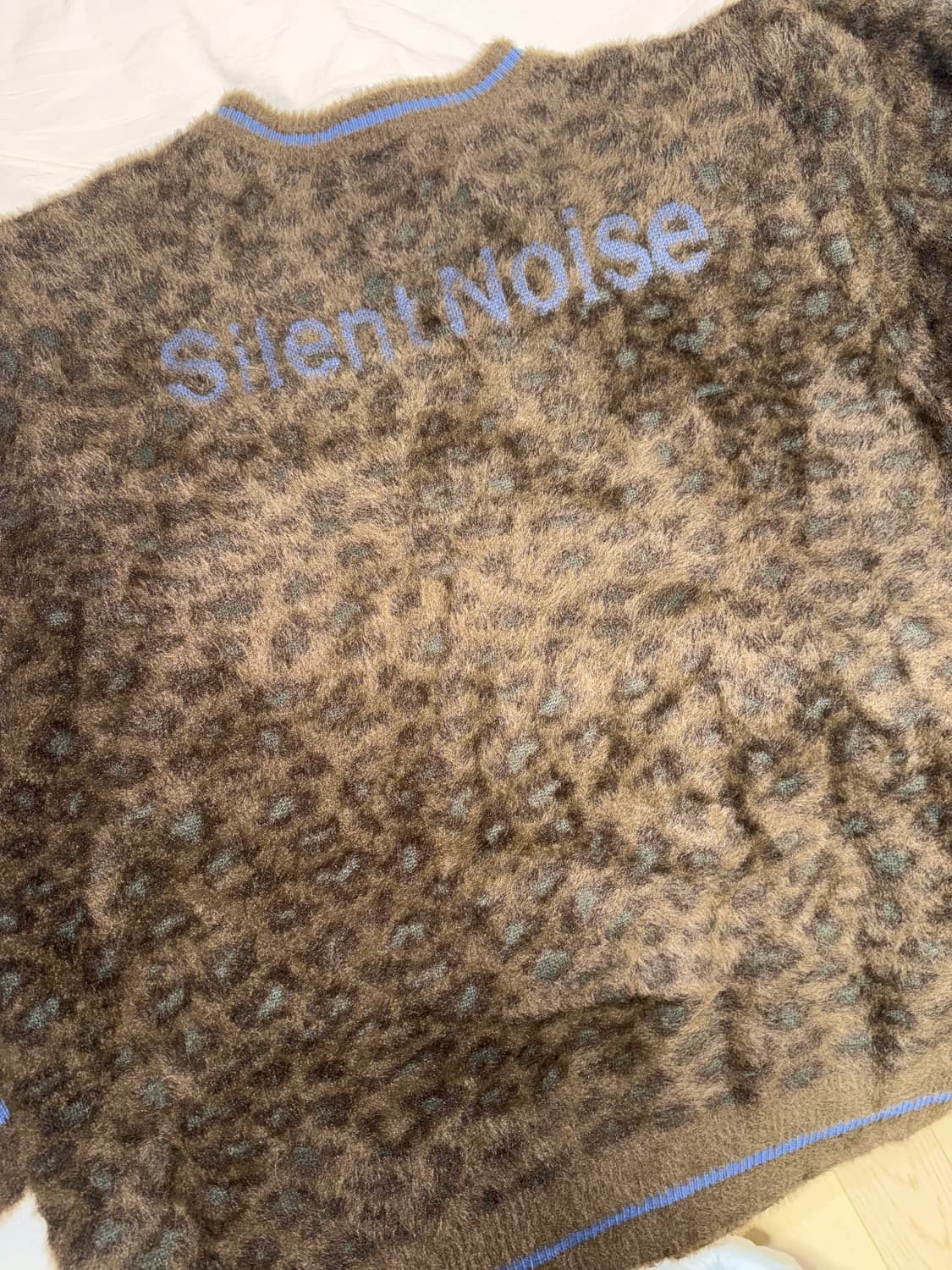 지유 언더커버 GU X UNDERCOVER 샤기 크루넥 가디건 XL 상품이미지3