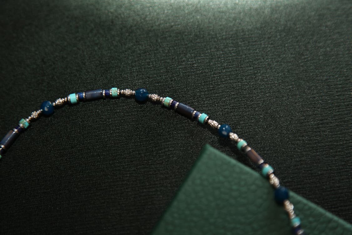 CASIOPEIA Blue tongued Necklace  ﻿원석 목걸이 상품이미지3