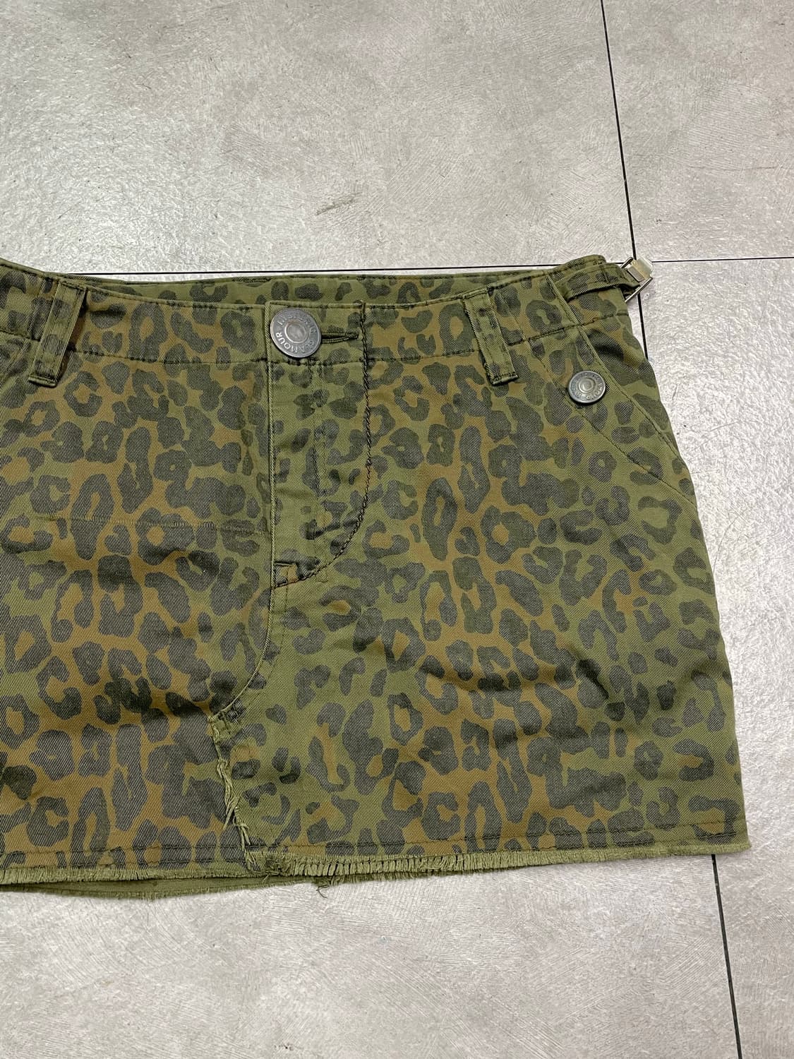 히스테릭 글래머 레오파드 갸루 미니 스커트 상품이미지6