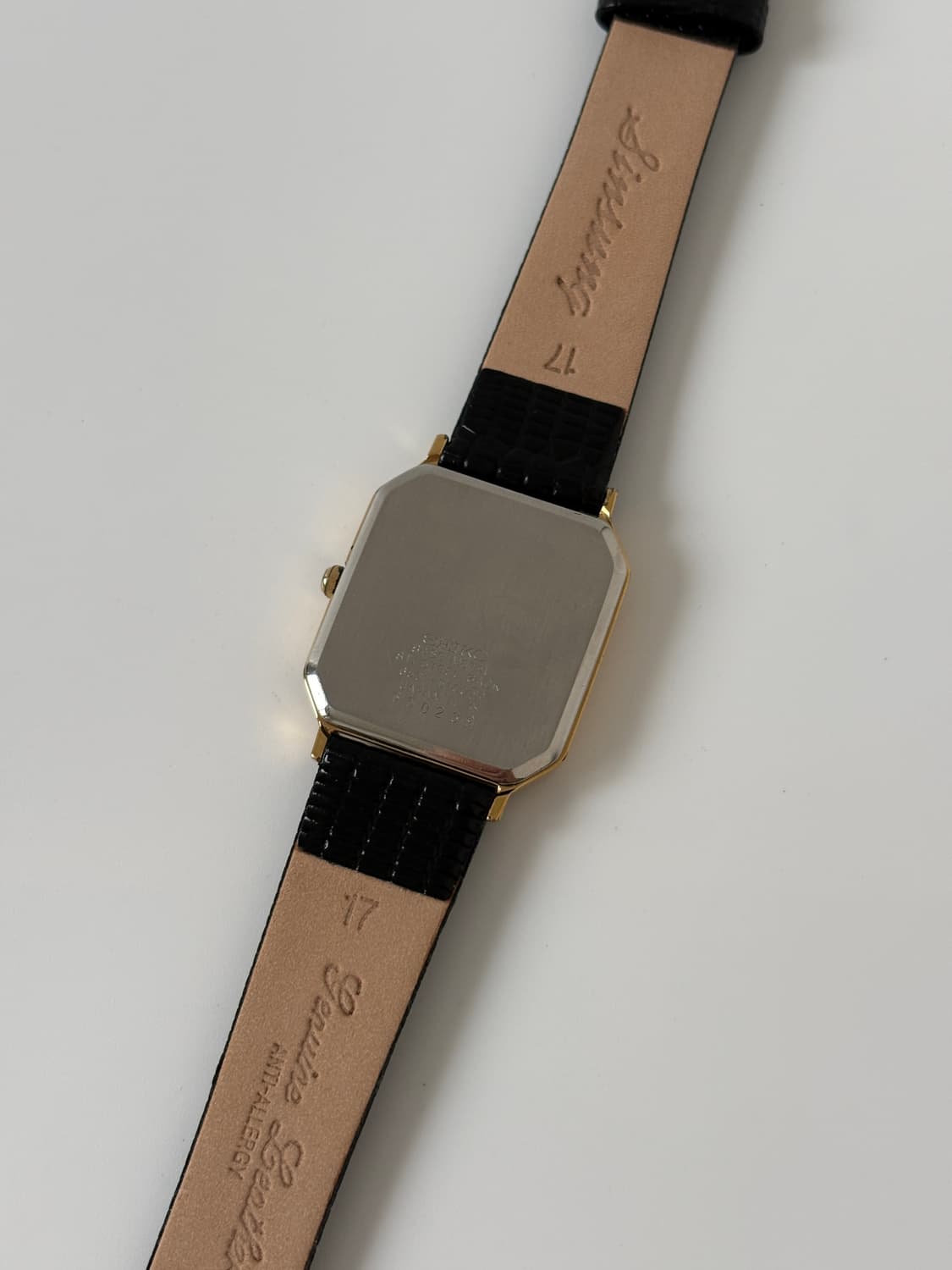 1980s Gold Square Quartz 상품이미지7