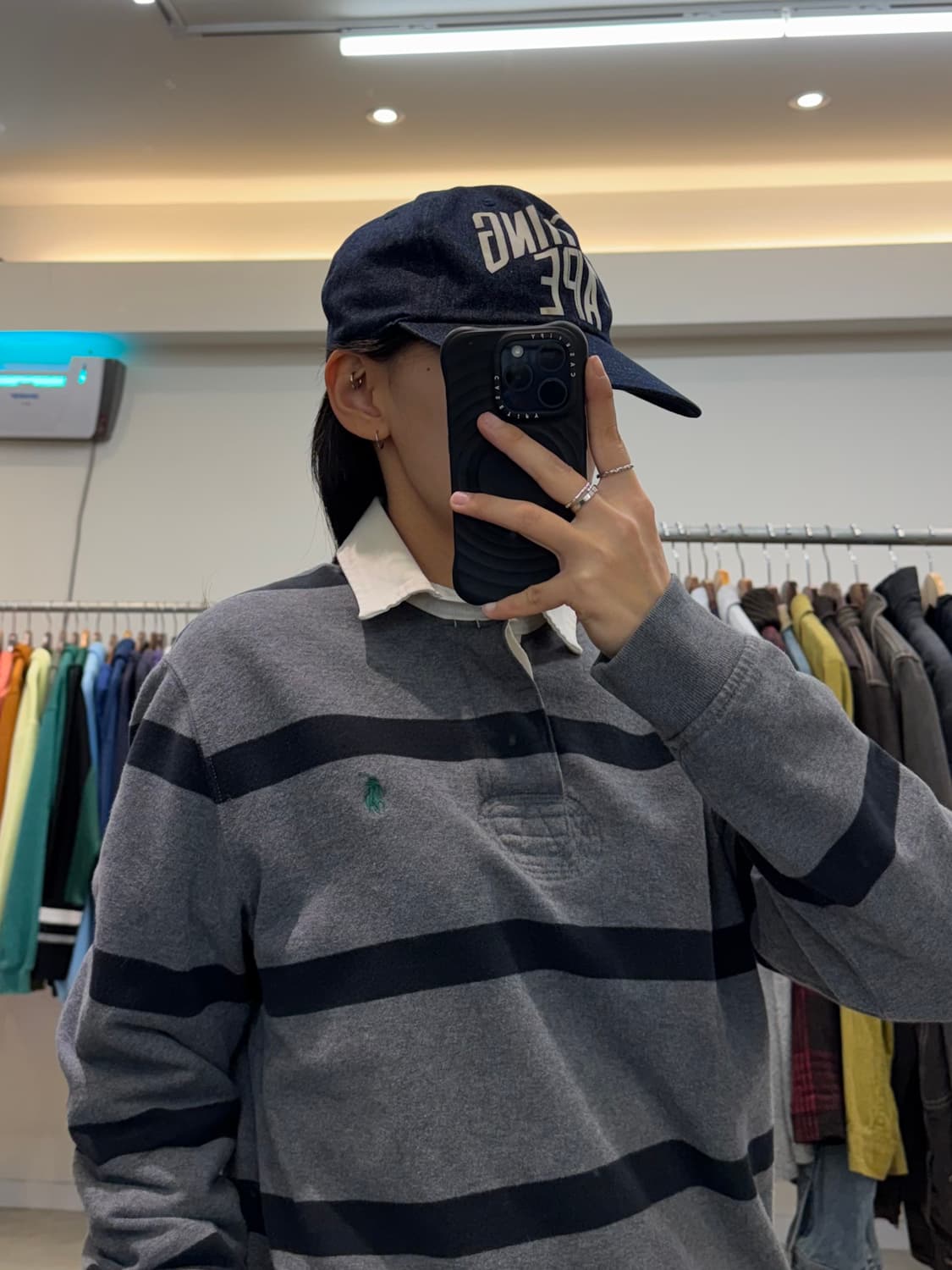 폴로 랄프로렌 스트라이프 럭비티 상품이미지8