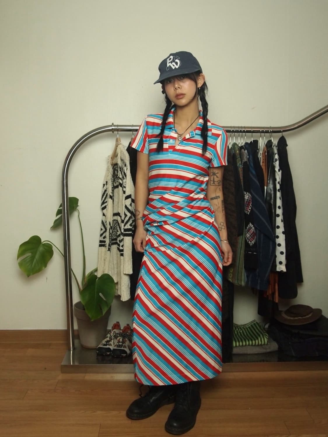 commedesgarcons 꼼데가르송 웨이브 원피스 상품이미지2