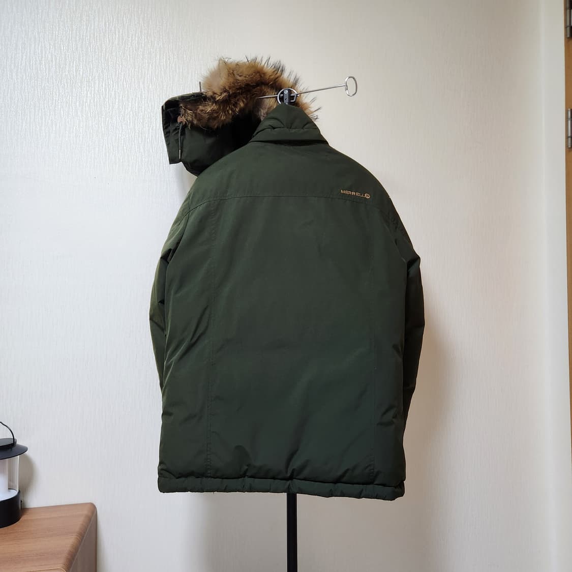 머렐 남성 패딩 XL 105 올리브색 상품이미지5