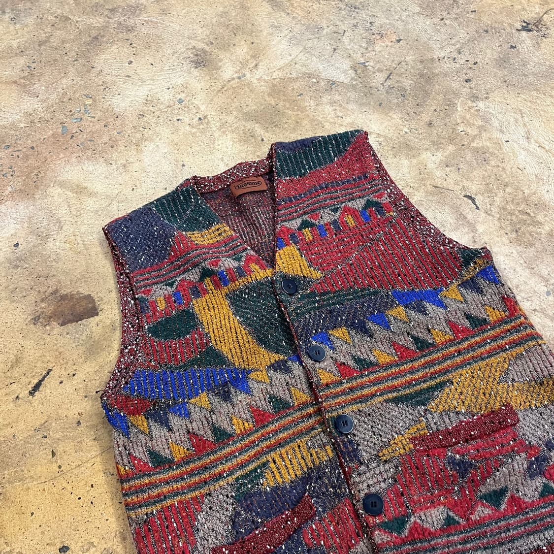 [정품] 미쏘니 패턴 니트 조끼 베스트 b16 상품이미지1