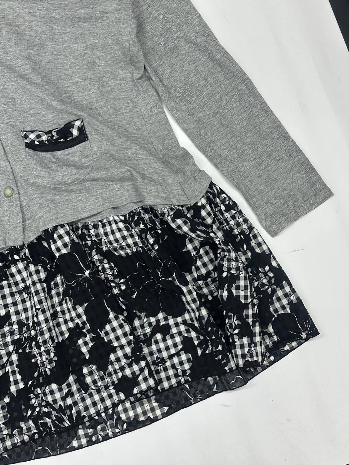 🖤하구미의 레이어드 원피스🖤 블랙 마계 고딕풍 가디건 고스로리 상품이미지6