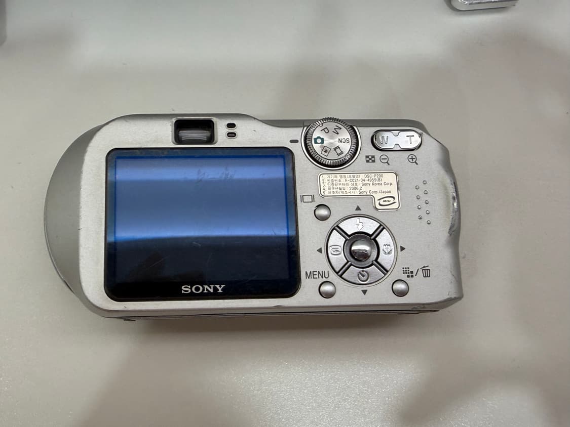 (작례O)소니 사이버샷 DSC-P200 디카 빈티지 디지털카메라 sony 상품이미지2