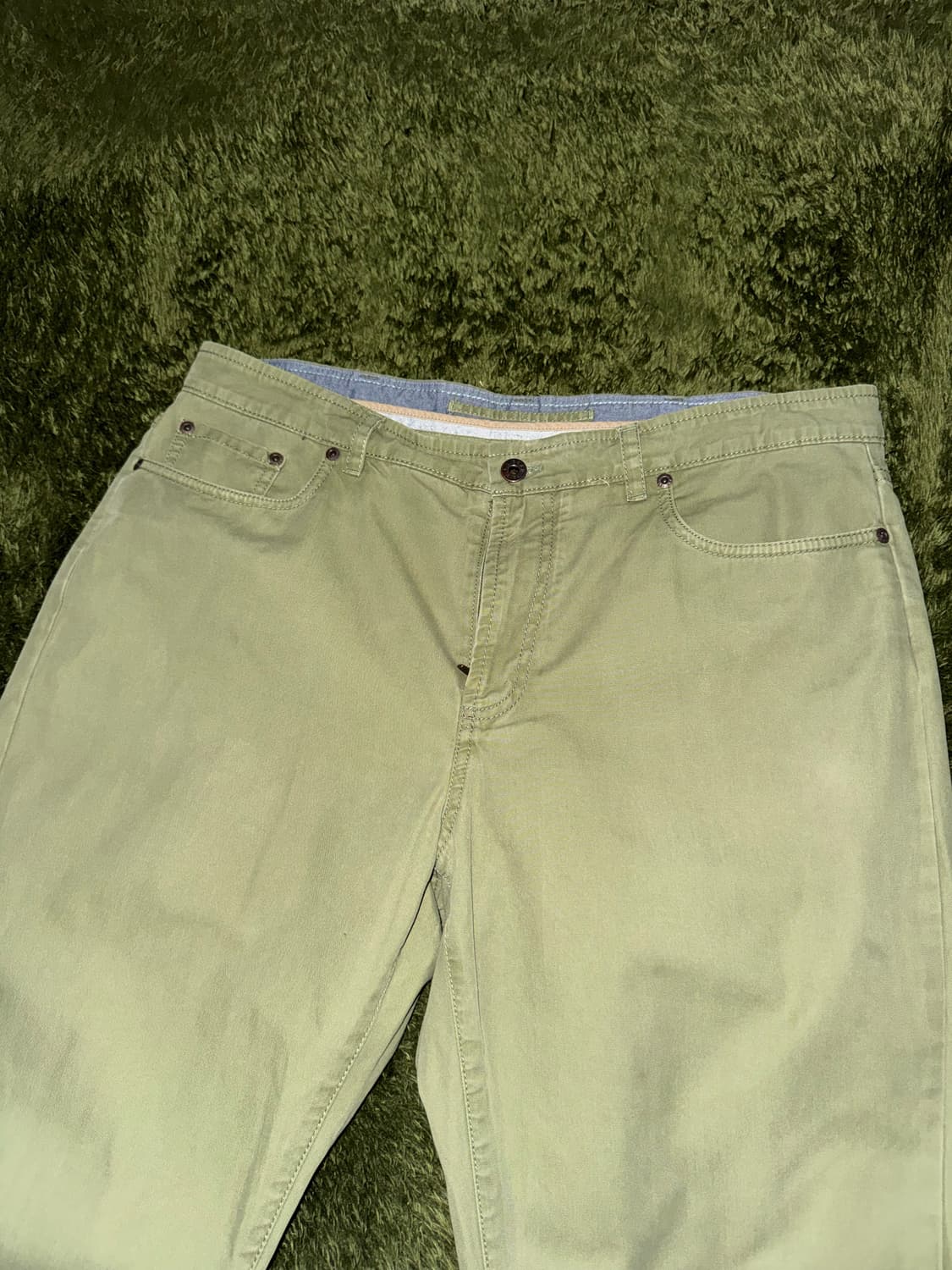 [35X32] L.L.Bean 엘엘빈 5포켓 피마 코튼 팬츠 올리브 상품이미지5