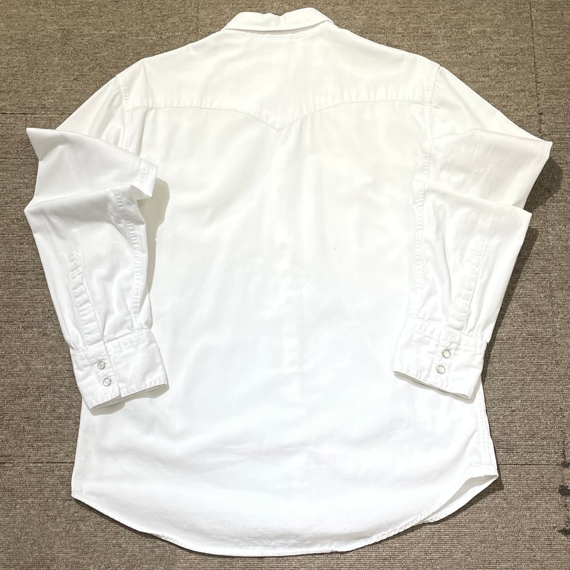 (L) Levi's 리바이스 코튼 화이트 웨스턴 셔츠 상품이미지7