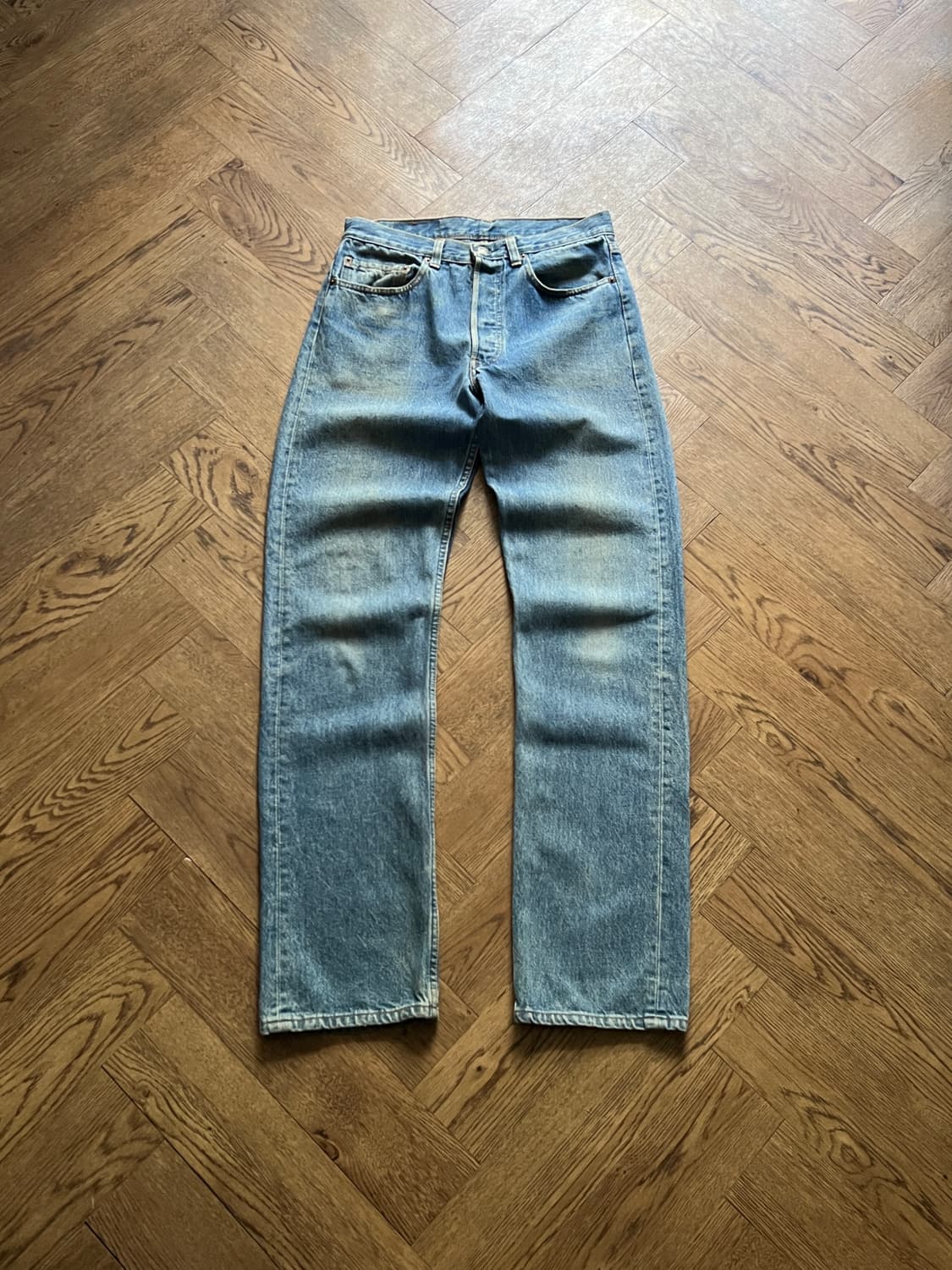 [31]90's 리바이스 501 Made in USA 데님 팬츠 S43 상품이미지1