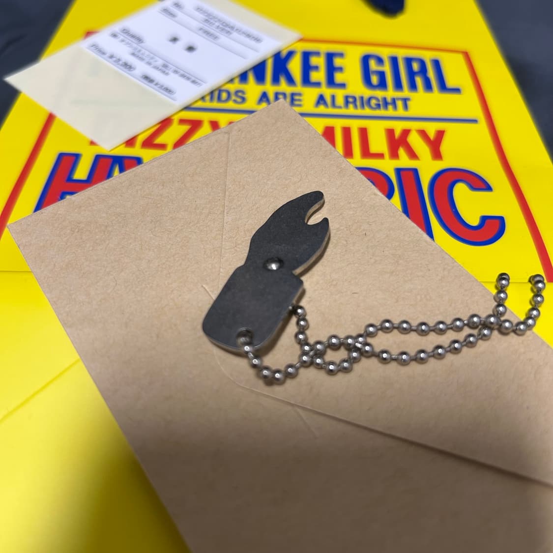 히스테릭 글래머 핑거 목걸이 풀구성 상품이미지2