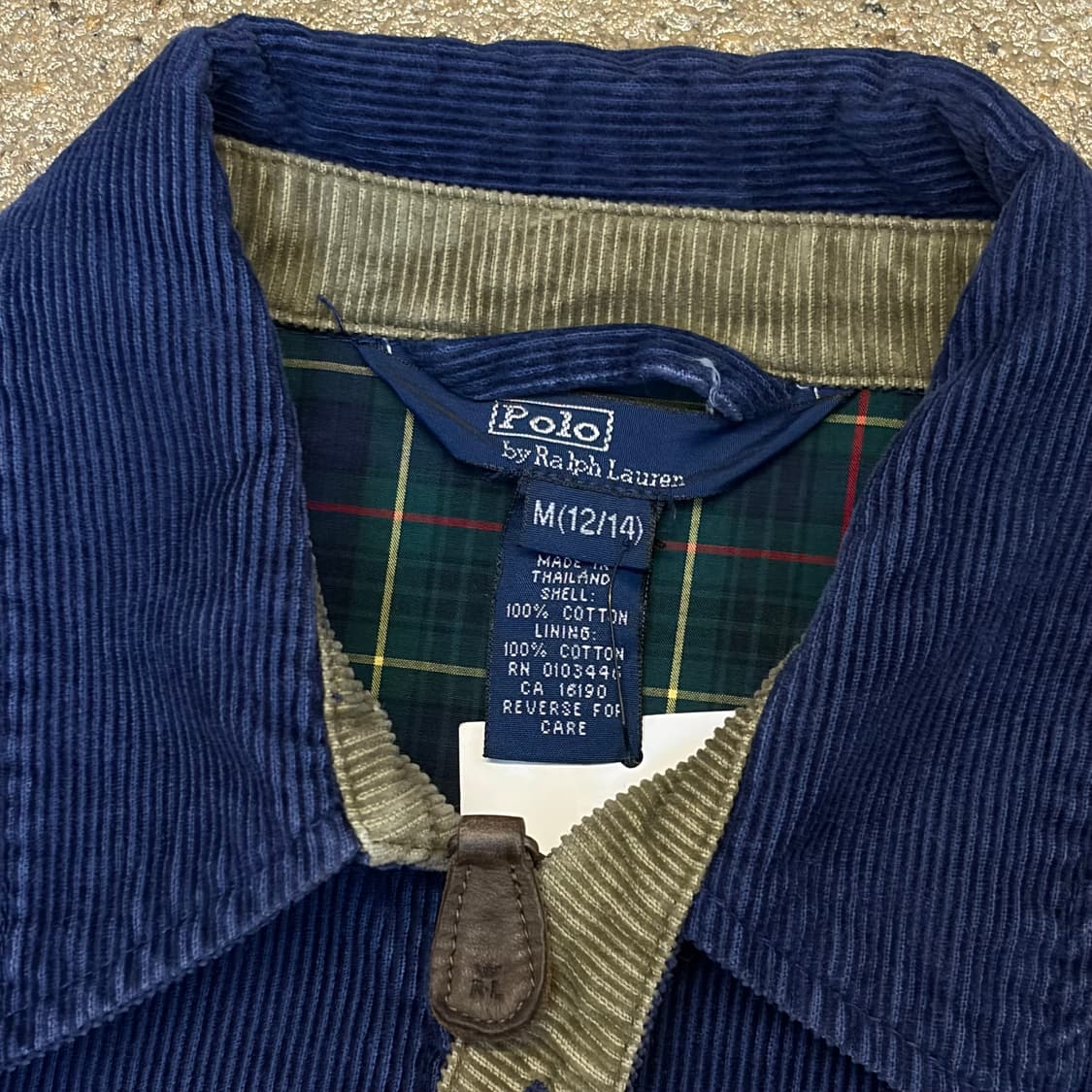 00s 미국빈티지 폴로랄프로렌 코듀로이 헤링본 골덴 스윙자켓 스윙탑 상품이미지6