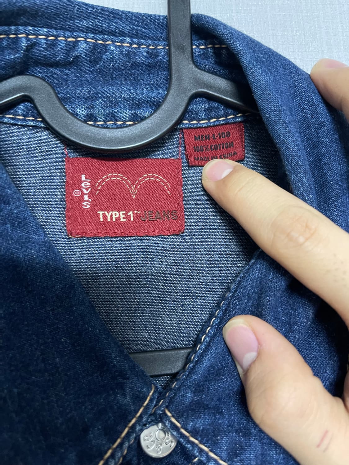 리버이스 타입 1 웨스턴 셔츠 L 상품이미지2